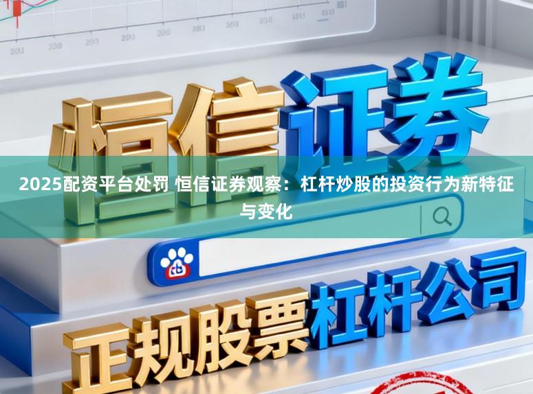 2025配资平台处罚 恒信证券观察：杠杆炒股的投资行为新特征与变化